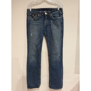 Womens True Religion Billy Jeans Size 31 Flared Boot Cut Made In USA‎ EUC